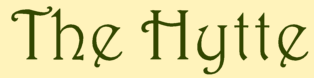 'The Hytte' written in graphical font